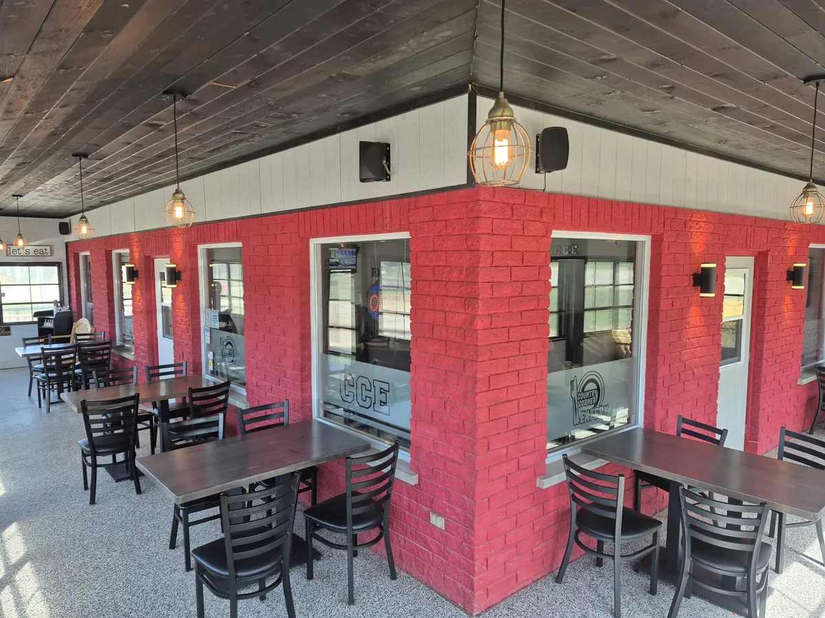 The dining room